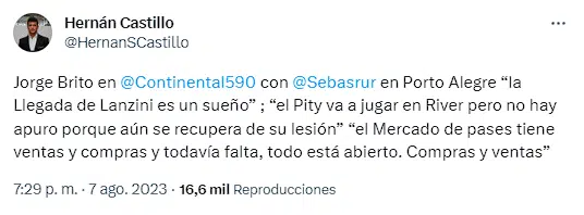 El máximo dirigente del Millonario tomó la palabra y se refirió a los cambios que podría sufrir el plantel de Martín Demichelis.