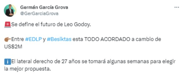 Cuánto pagaría River por Leonardo Godoy en 2024? - Noticias de fútbol  mundial