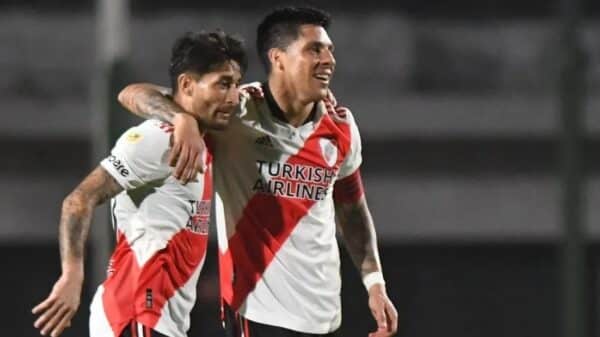 Enzo Pérez y Milton Casco