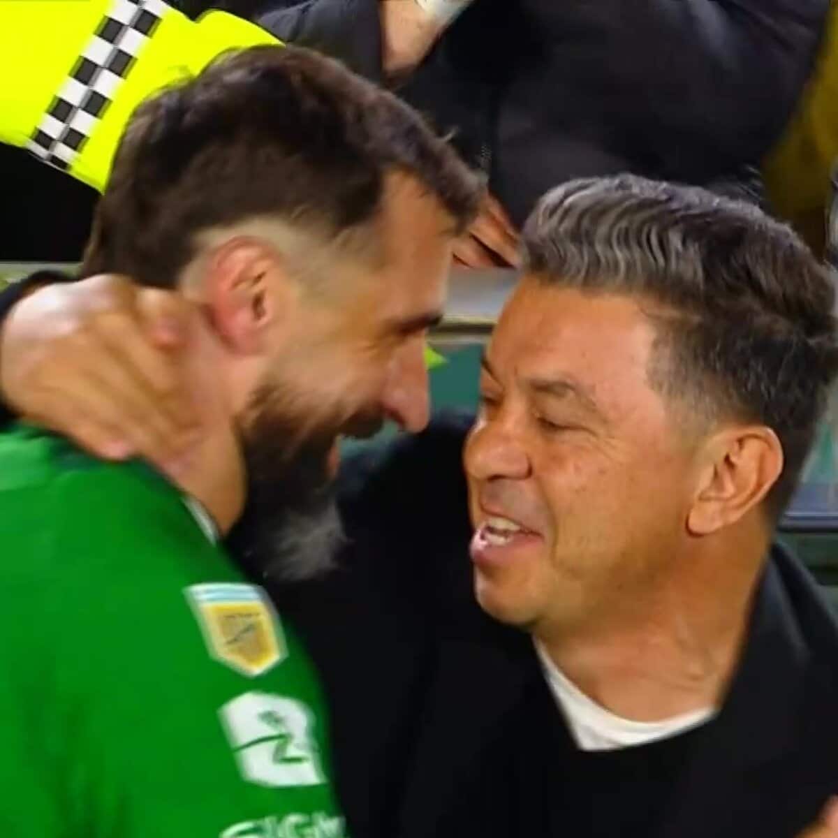 Lucas Pratto y Marcelo Gallardo