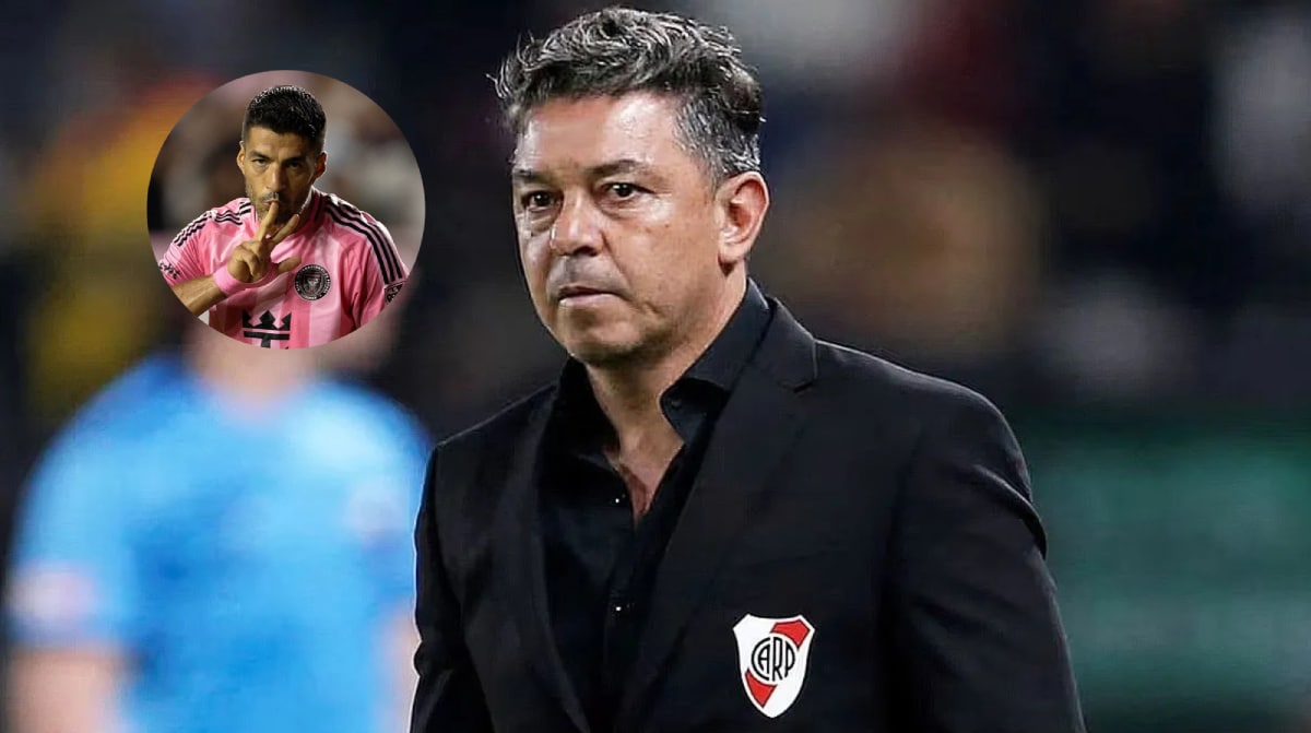 Marcelo Gallardo y Luis Suárez