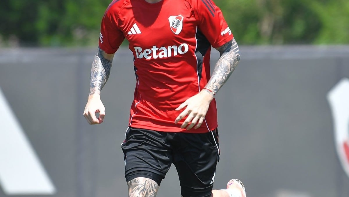 Aníbal Moreno entrenamiento