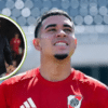 Marcelo Gallardo y Kendry Páez