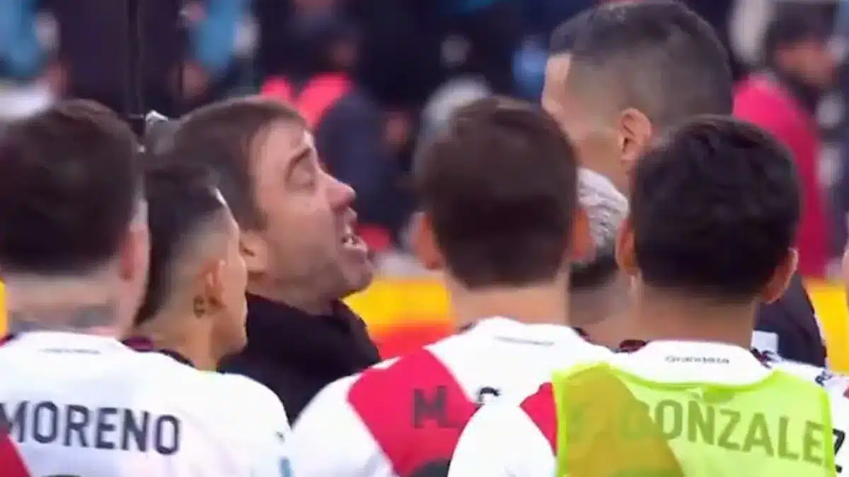 River perdió la final y Coudet explotó contra Falcón Pérez: "Me cagás"
