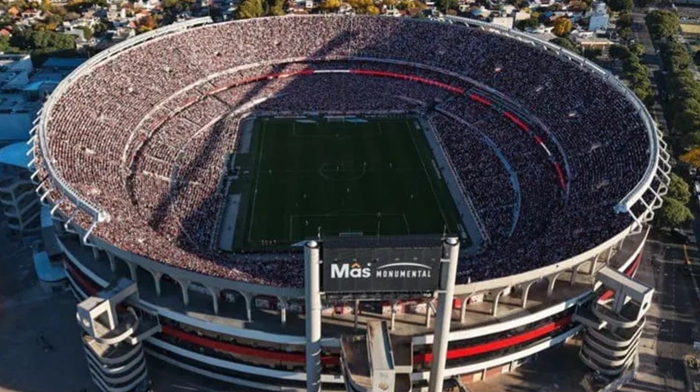 River instala una nueva pantalla LED en el Monumental