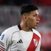 Giménez jugó su primer partido en el Monumental.