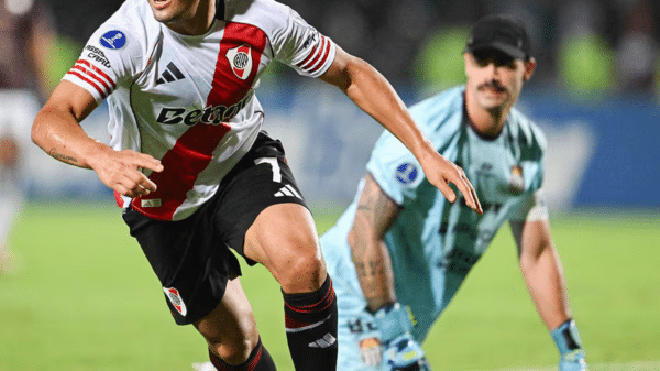 Salas marcó el tanto más importante desde que está en River