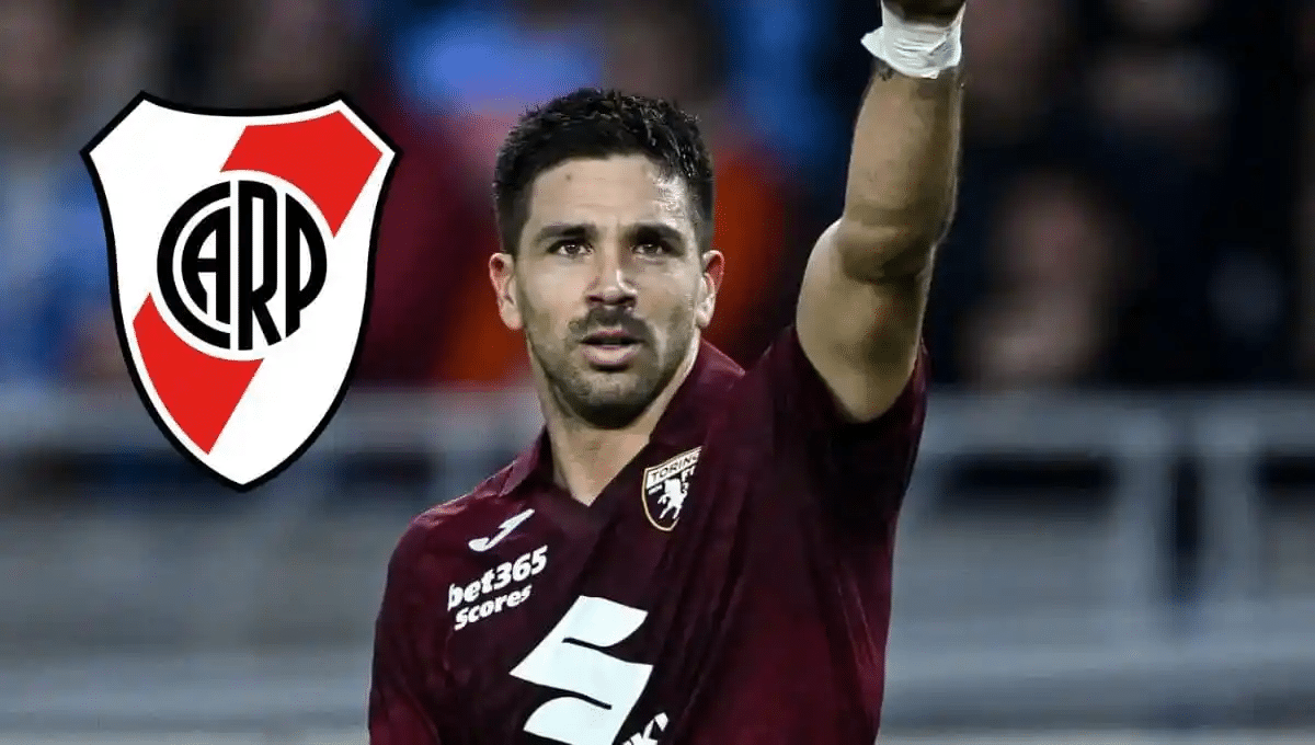 Simeone debutó en primera con la camiseta de River