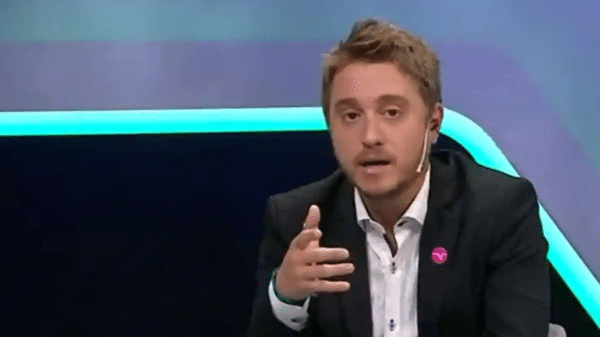 El periodista informó una novedad inesperada