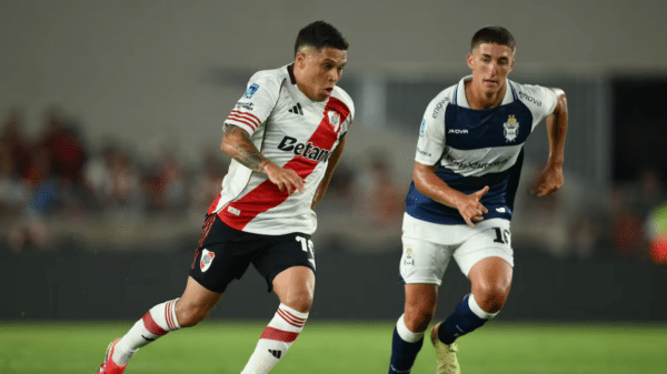 River ya le ganó a Gimnasia este año en el Monumental. Fue en febrero, 2 a 0 con dos goles de Juan Fernando Quintero
