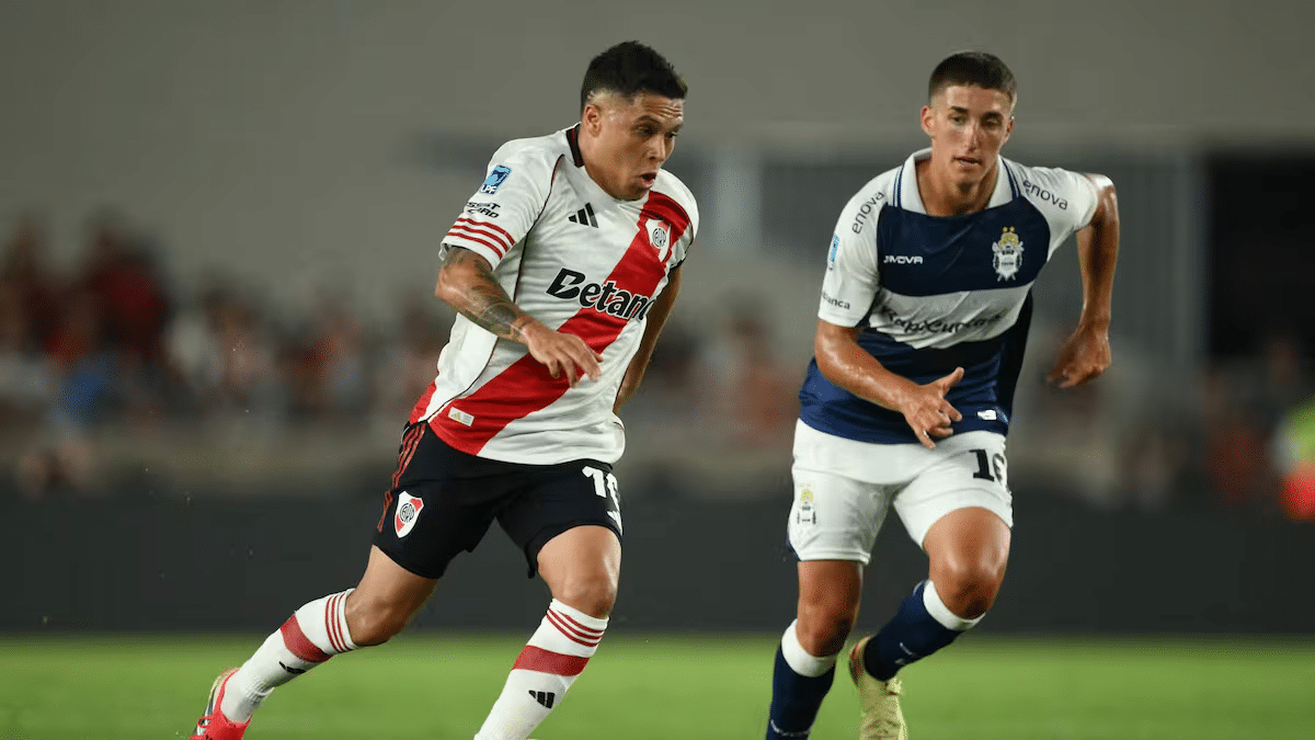 River ya le ganó a Gimnasia este año en el Monumental. Fue en febrero, 2 a 0 con dos goles de Juan Fernando Quintero
