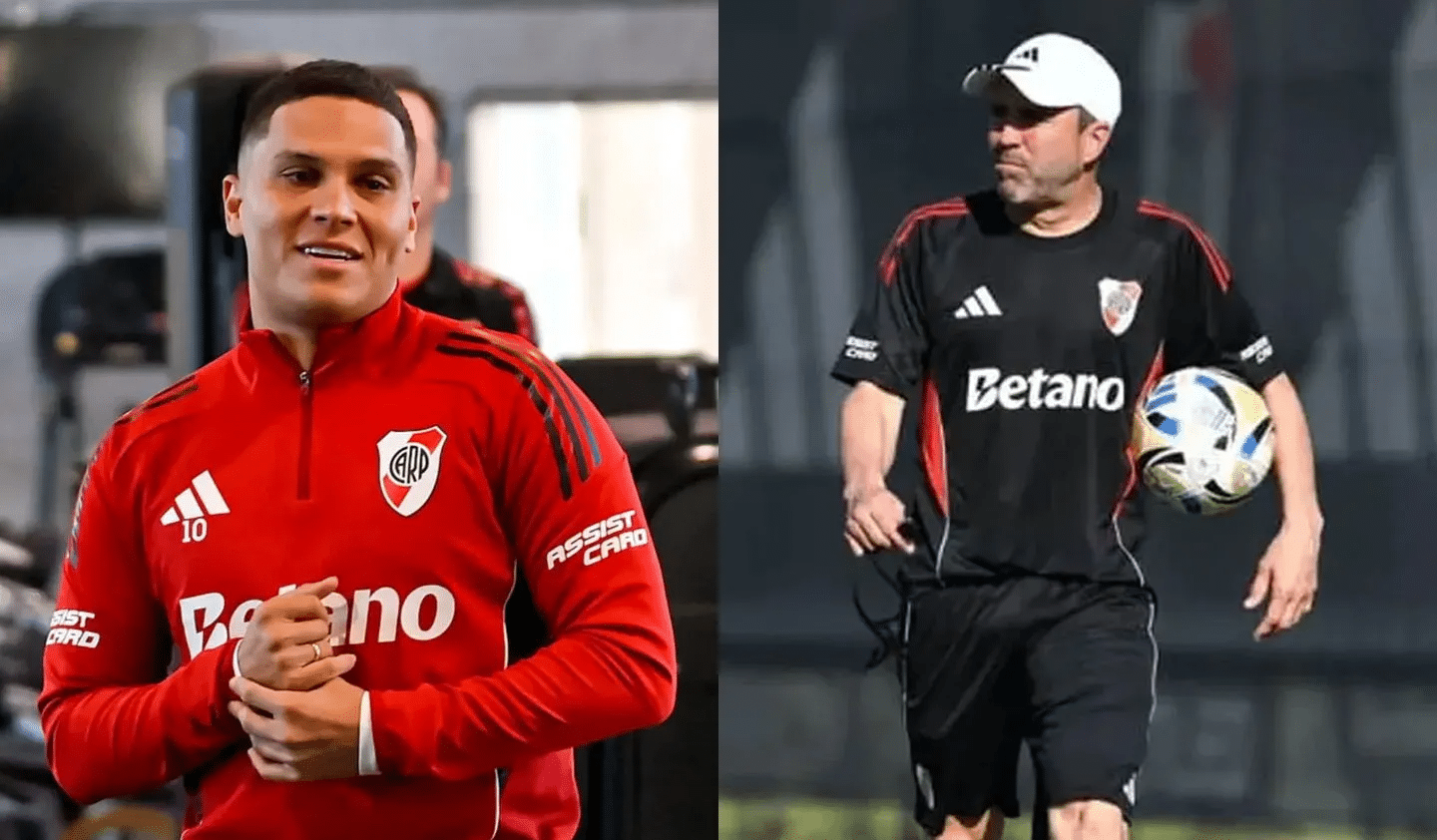 Juanfer solo jugó dos partidos como titular con Coudet