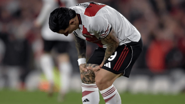 Las lesiones fueron el princopa problema de Driussi en su vuelta a River