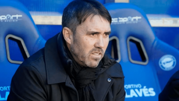 Coudet estuvo una temporada y media en Alavés