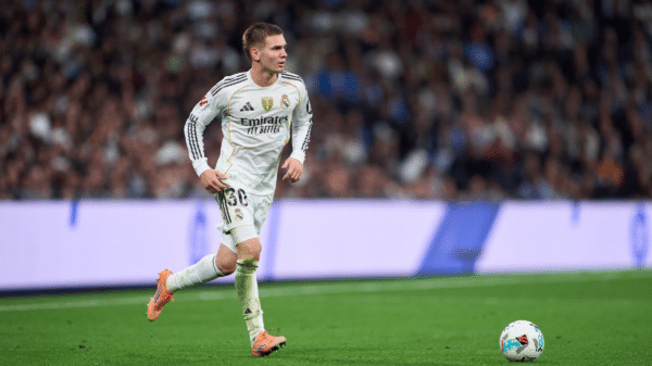 Mastantuono no tuvo una buena primera temporada en Real Madrid