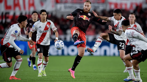 River empató 1 a 1 contra Bragantino.