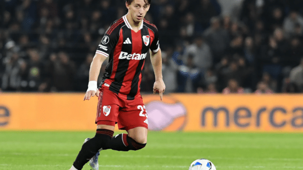 Durante su corta estadía en River, Galarza no sumó ni goles ni asistencias
