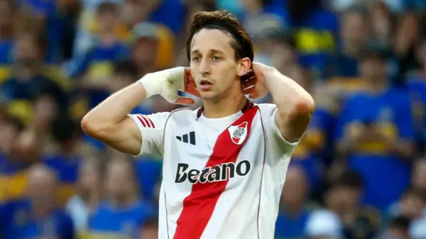 Galarza fonda se fue de River resistido por la gente