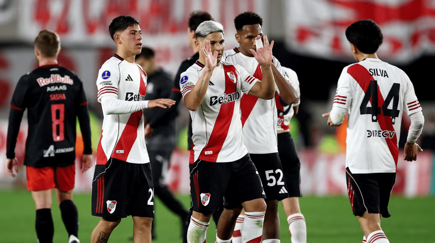 River rescató otro punto por Sudamericana pese a haber alistado muchos chicos