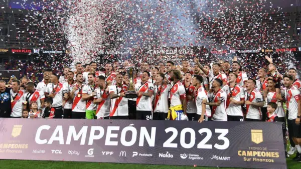 Con River, Demichelis levantó tres títulos en un año y medio