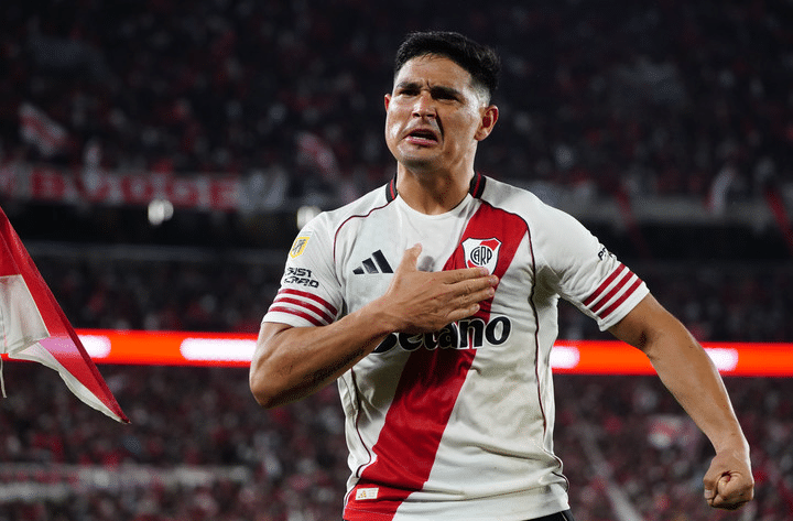 Salas anotó un gol agónico para el triunfo de River.