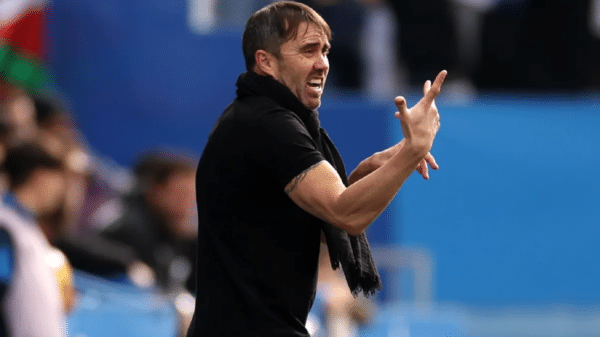 Coudet busca que el equipo juegue mejor