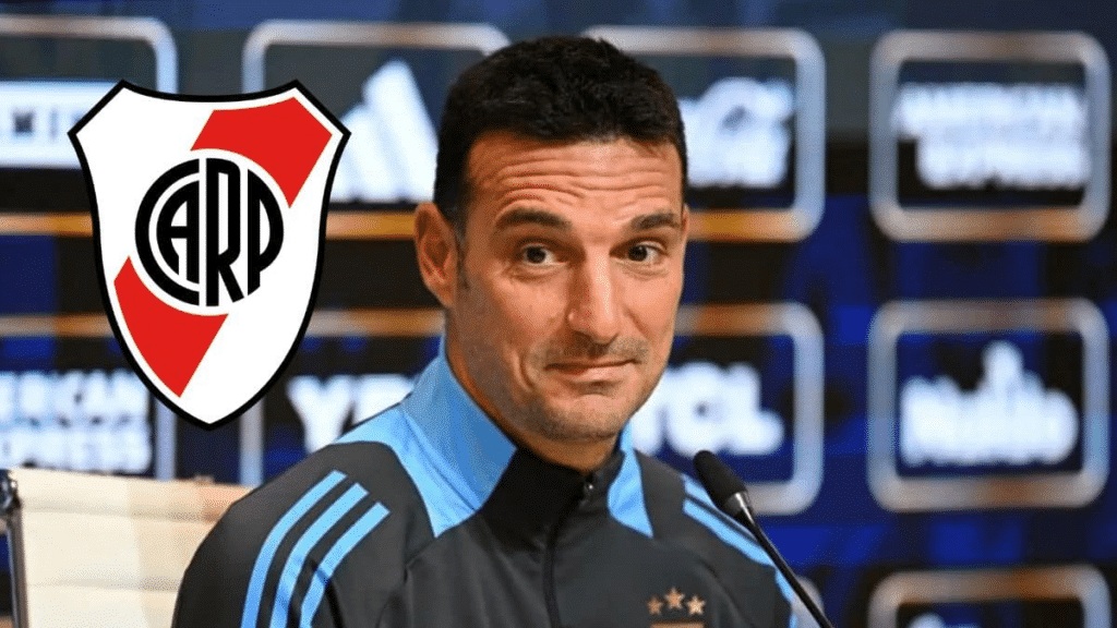 Scaloni siempre tiene en cuenta a los jugadores de River