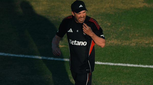 Eduardo Coudet no ve bien a Agustín Ruberto.