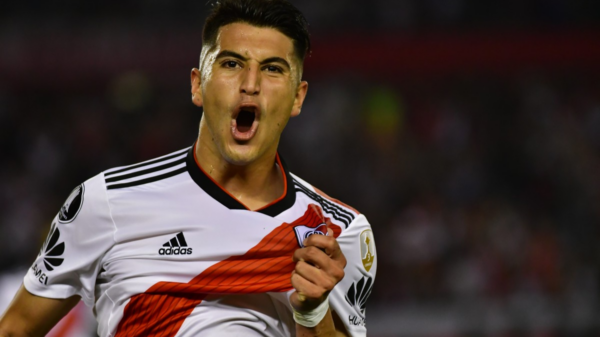 Los hinchas de River sueñan con la vuelta de Palacios.
