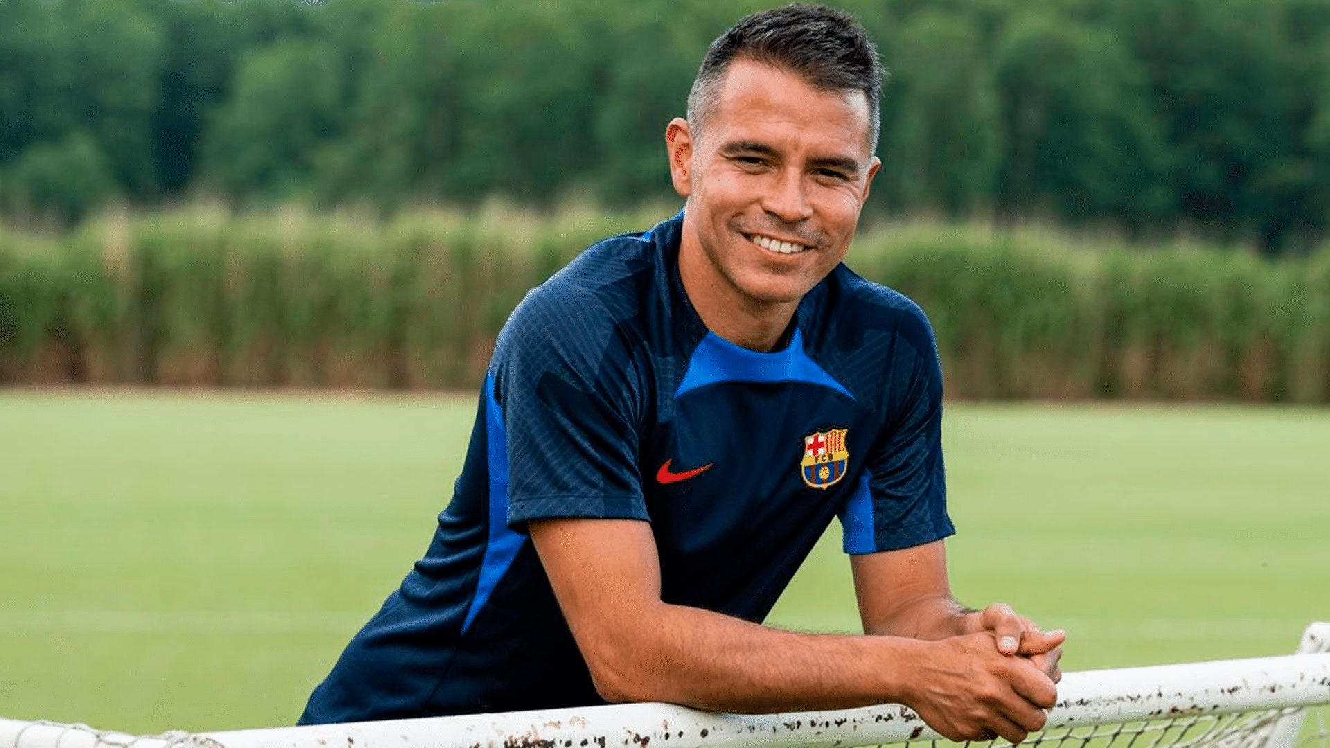 Javier Saviola trabaja, actualmente, en el Barcelona.