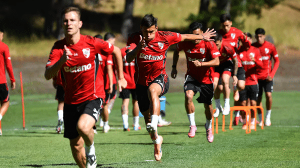 El plantel de primera dejará de entrenar en Ezeiza.
