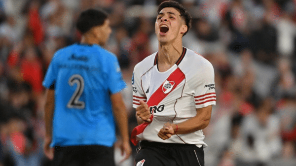 En la fase regular, River le ganó 3 a 0 a Belgrano.