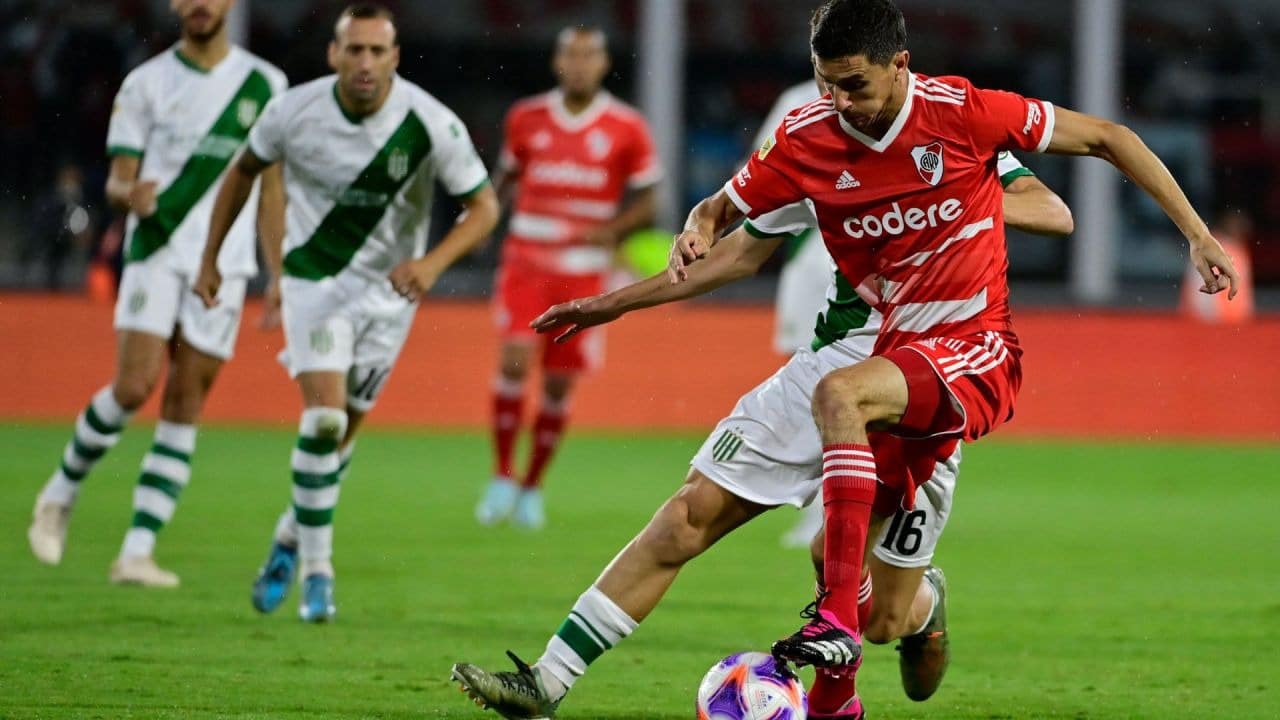 River le ganó a Banfield por 3 a 2.