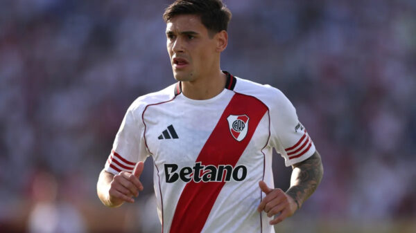Martínez Quarta viene siendo el capitán de River.