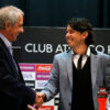 Marcelo Gallardo fue presentado por Rodolfo D'Onofrio.
