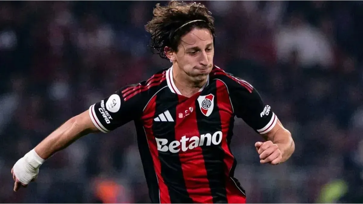 Galarza jugó seis meses en River sin goles ni asistencias