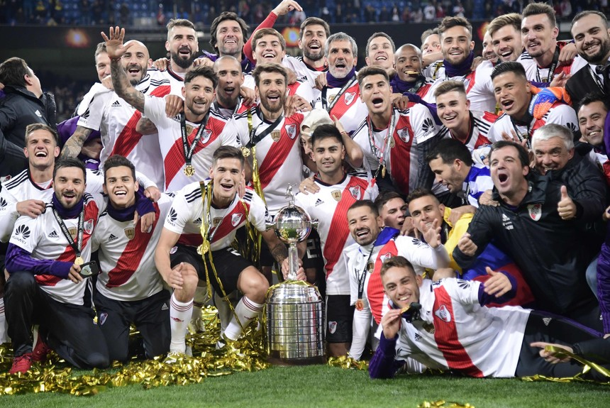 De La Cruz fue parte del equipo que le ganó la final de la Libertadores 2018 a Boca