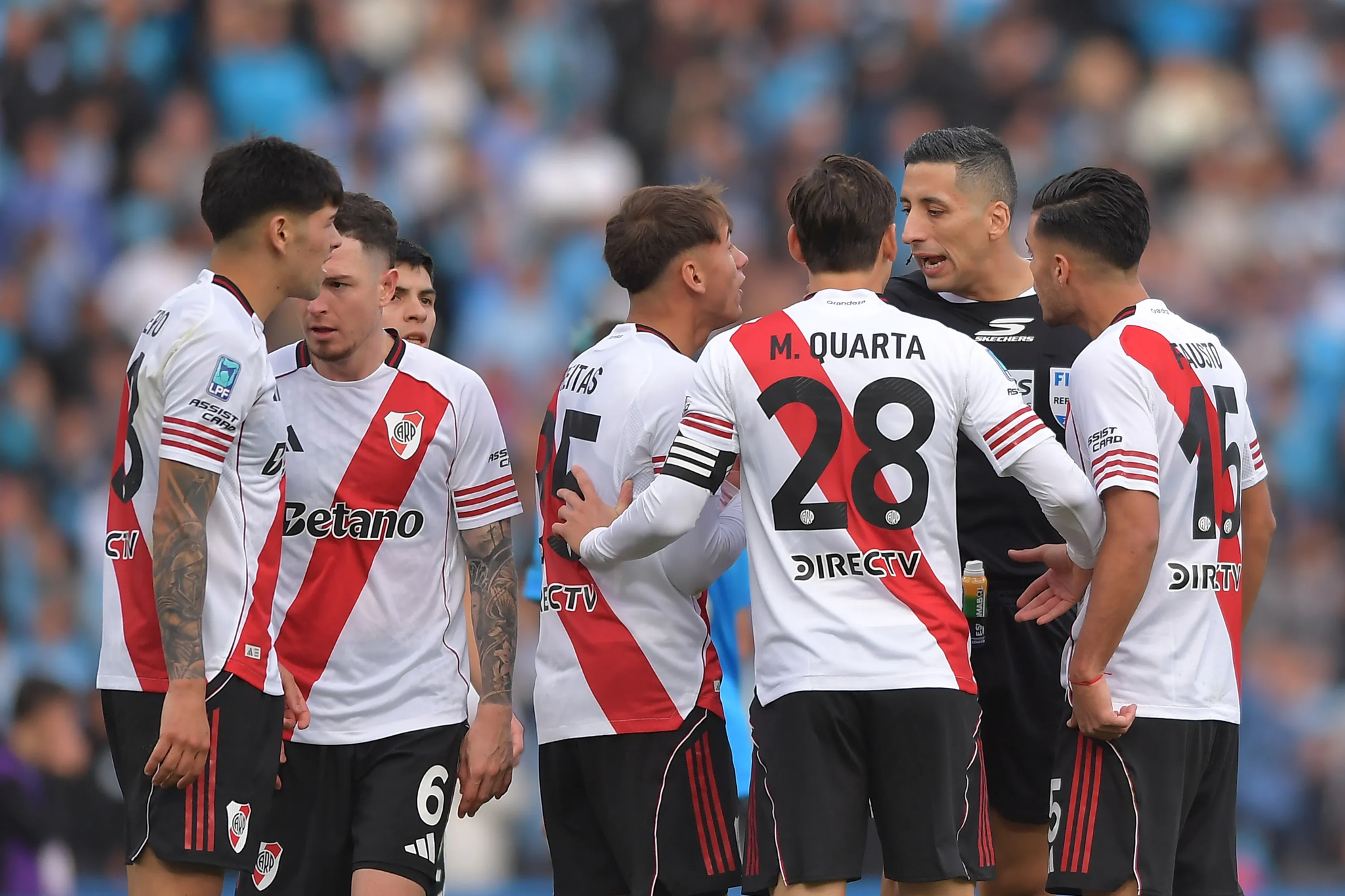 Lautaro Rivero y Lucas Martínez Quarta.